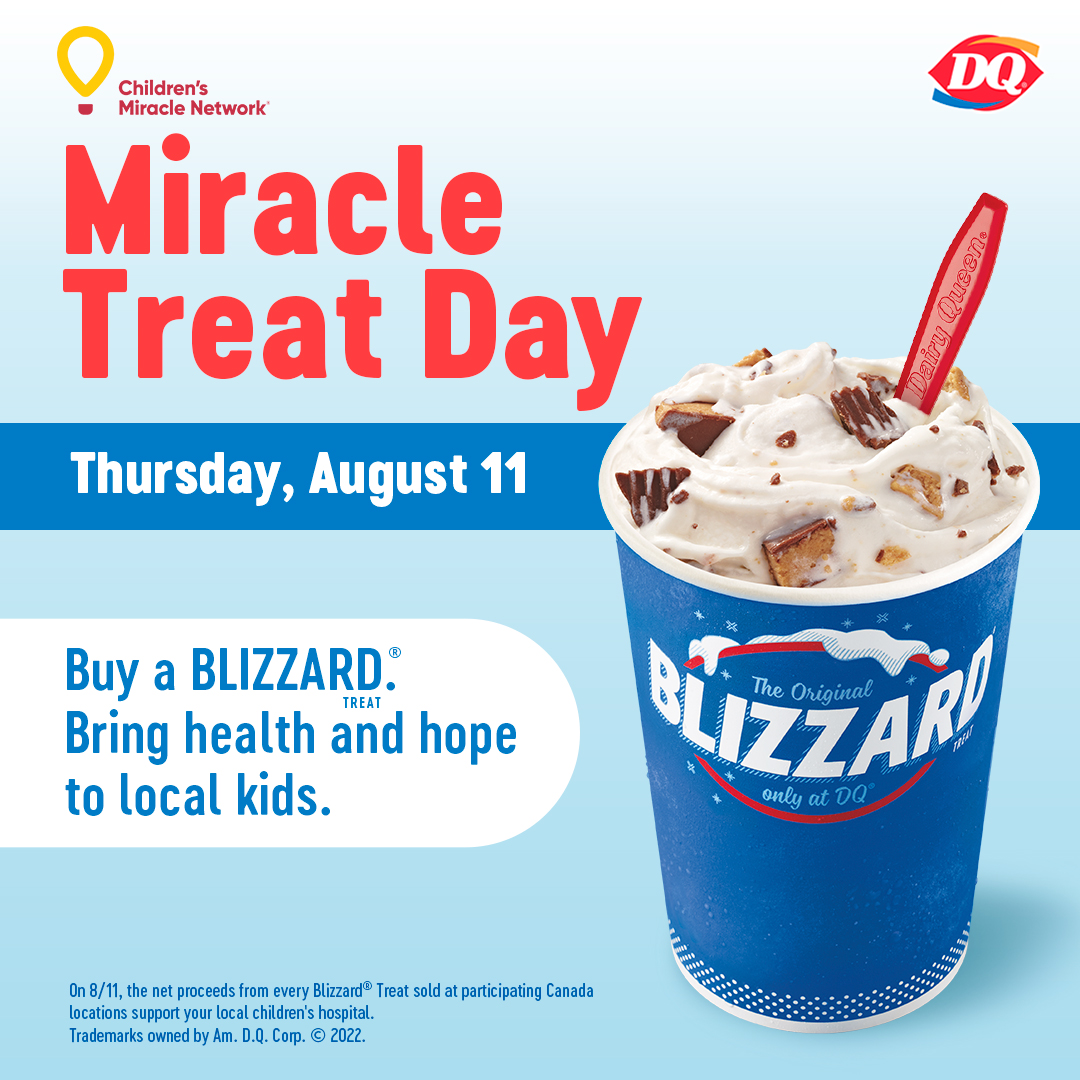 August 11 is Miracle Treat Day