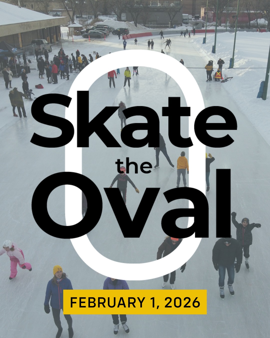 Skate the Oval event poster