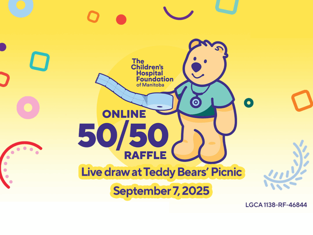 Teddy Bears' Picnic 50-50 raffle graphic