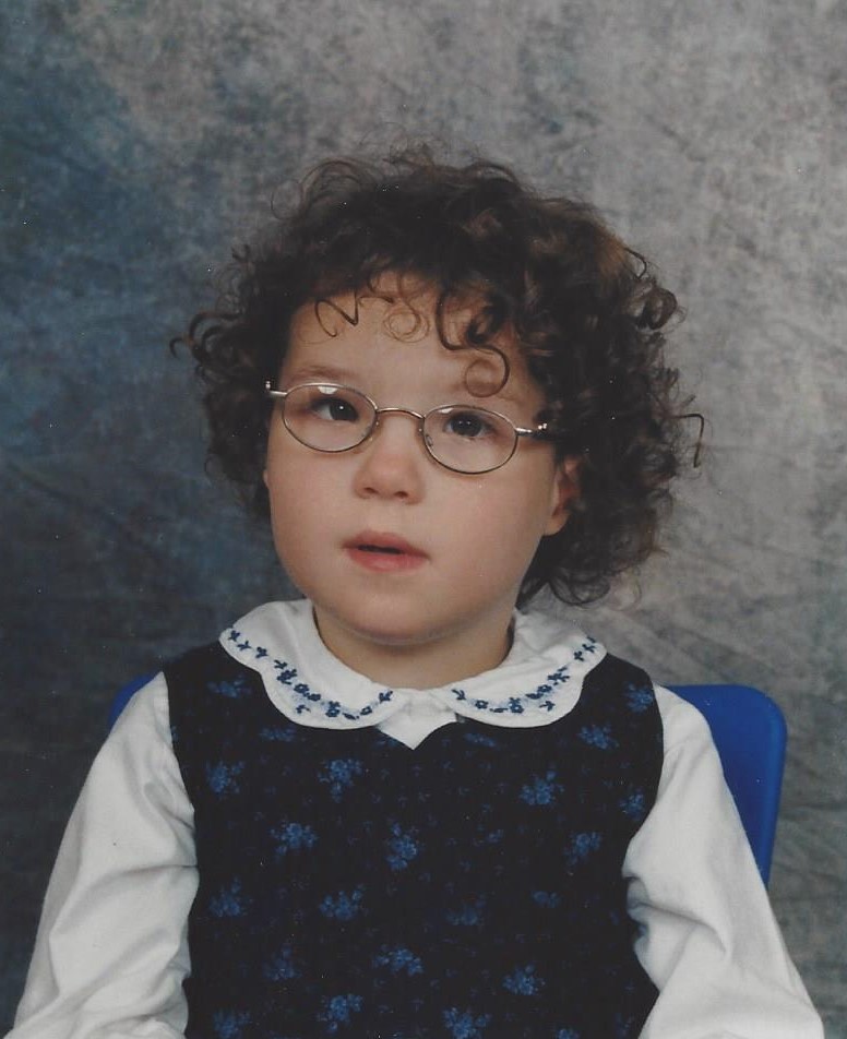 Heather Wasmund in preschool.