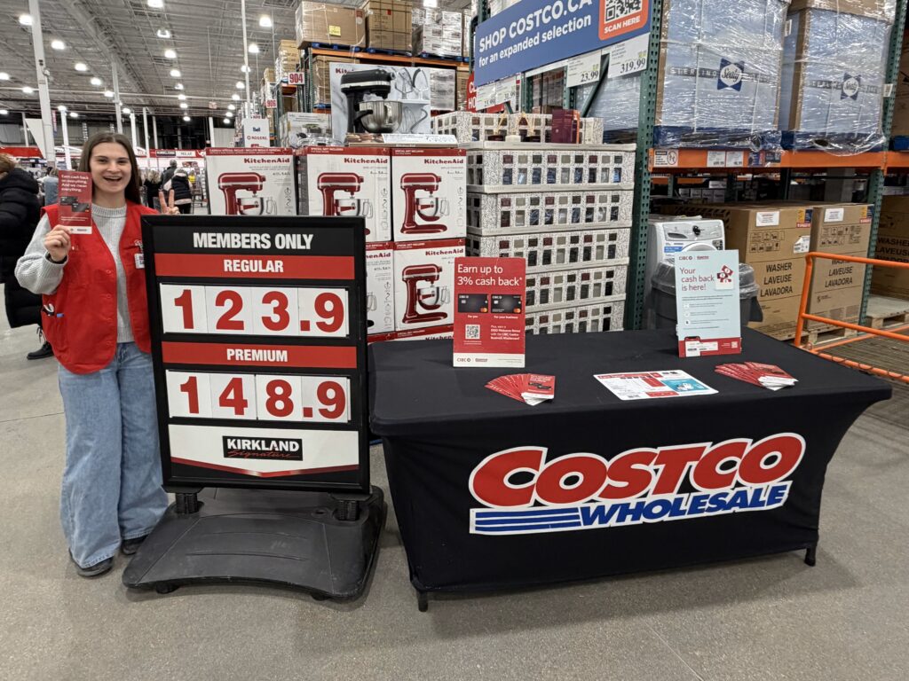 Sage at her job at Costco
