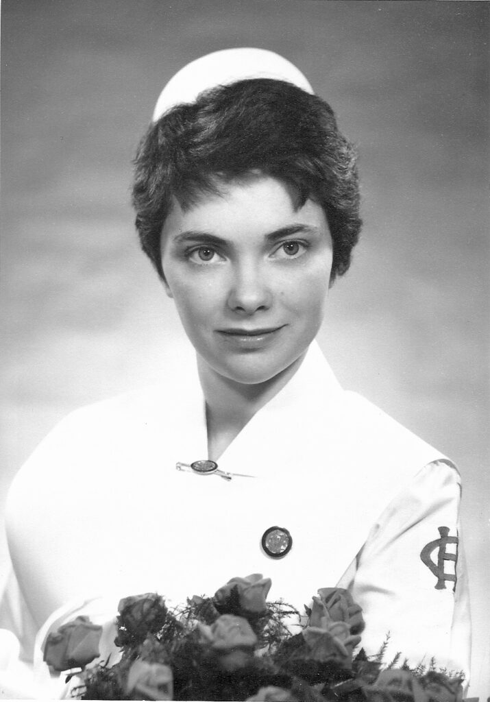 Sharon's School of Nursing graduation photo.