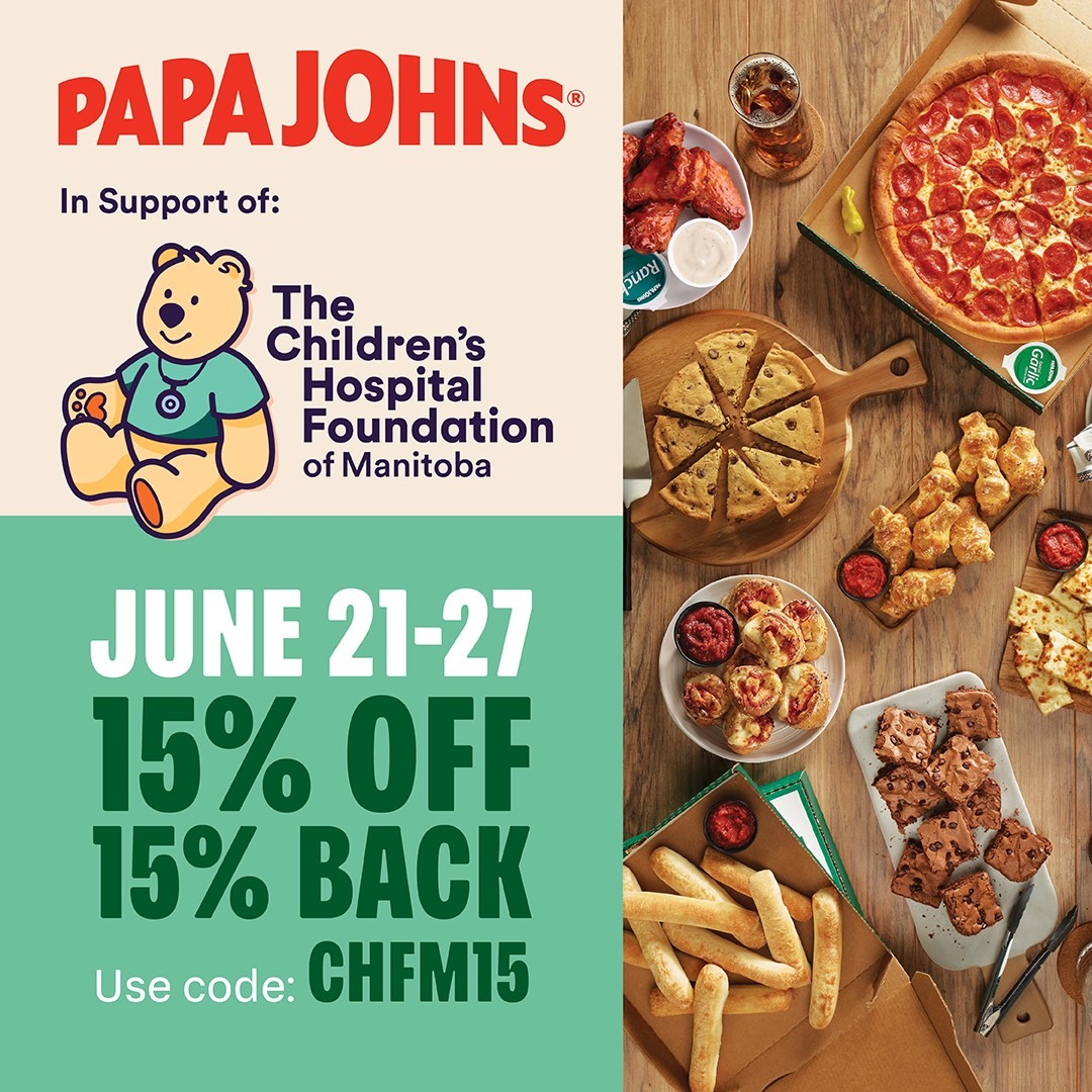 #ContinueCaringForKids with Papa Johns Pizza