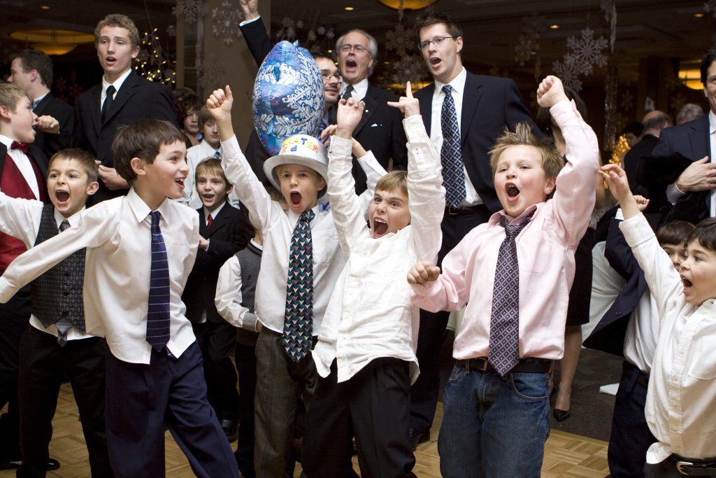 Kids celebrating at Ice Crystal Gala in 2008.
