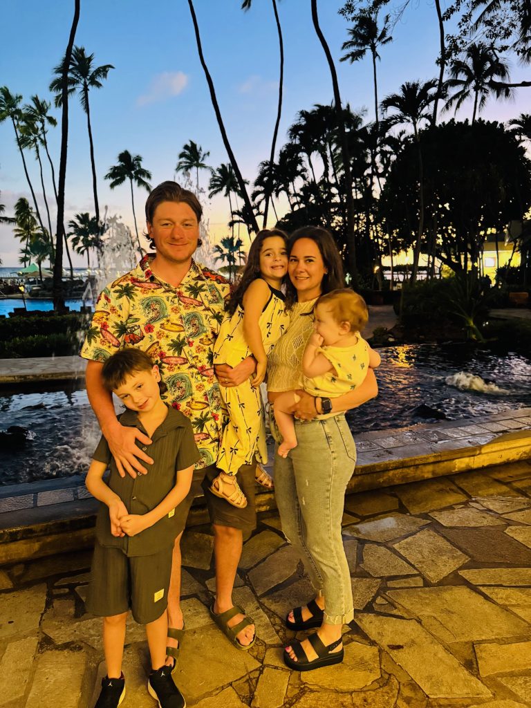 Gordie and his family.